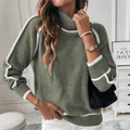 Luxurious Olive Green Knitted Sweater - product image 1