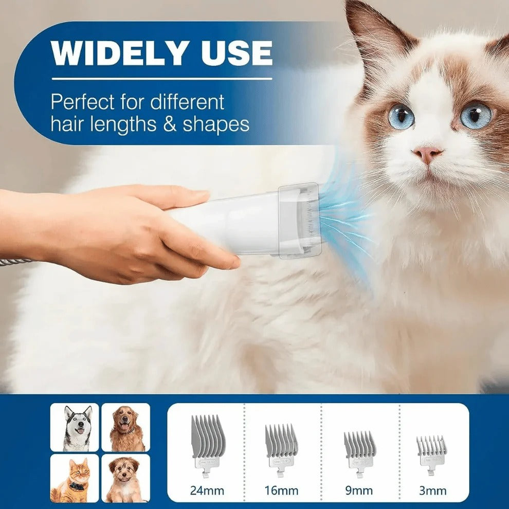 Low-Noise Dog Grooming Vacuum with Full Pet Hair Clippers - product detail 5