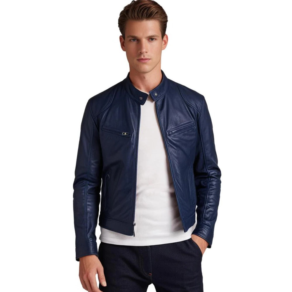 Men's leather jacket - product image 8