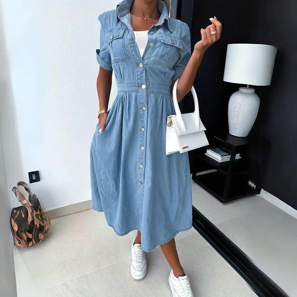 Trendy Denim Dress - product image 4