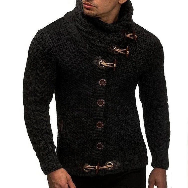 NOMOVA Knitted Sweater With Toggle Closure