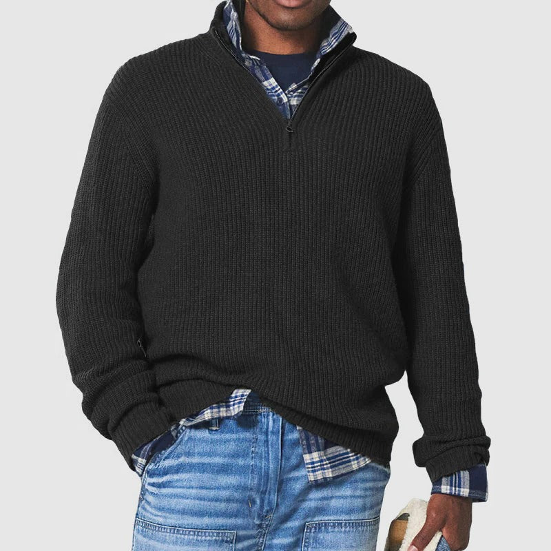 Business Casual Pullover with Zipper - product image 2