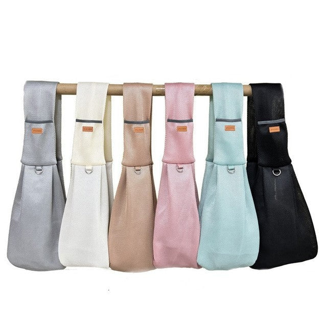 Lightweight & Breathable Crossbody Dog Sling Shoulder Bag - product detail 7