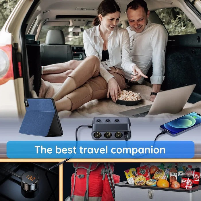 7-in-1 Car Cigarette Lighter Adapter - product detail 9