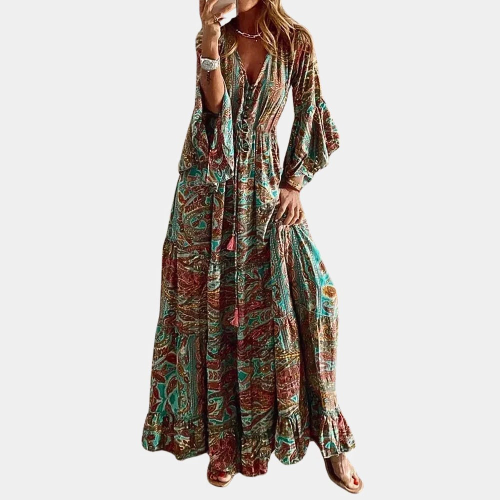 Bohemian Long Dress for Women - product detail 4