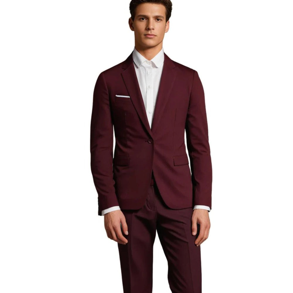 Men's Suit With Blazer and Trousers - product detail 6