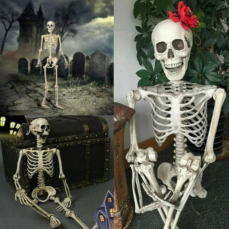 Poseable Skeleton - Creepy Halloween Skeleton Decorations - product detail 4