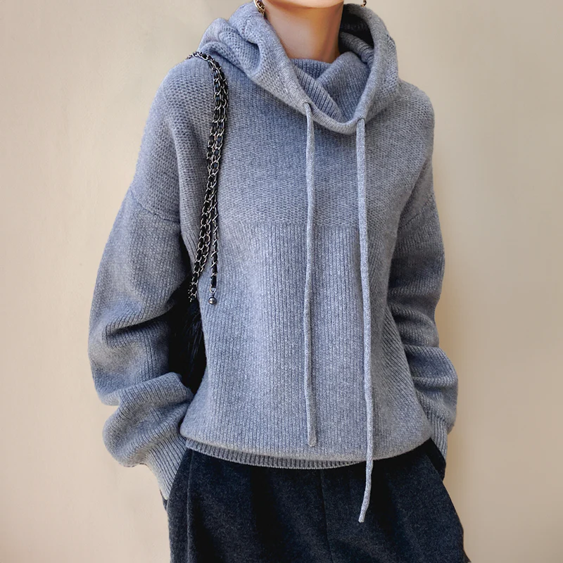 Turtleneck Sweater Made of Merino Wool for Women - product image 2