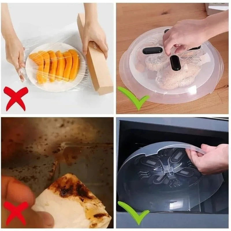 Magnetic Microwave Splatter Cover - product detail 4