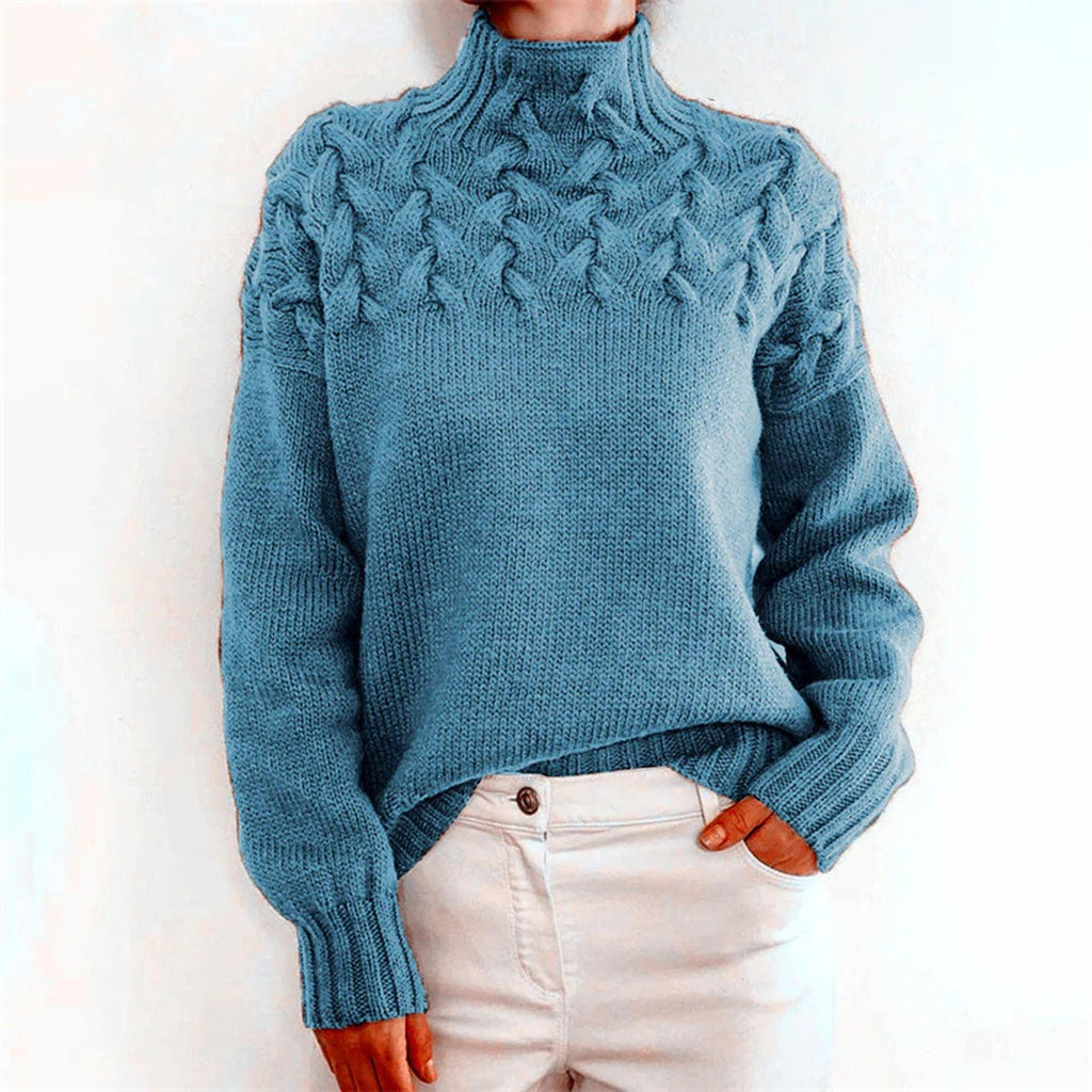NOMOVA Women's Knitted Turtleneck Sweater