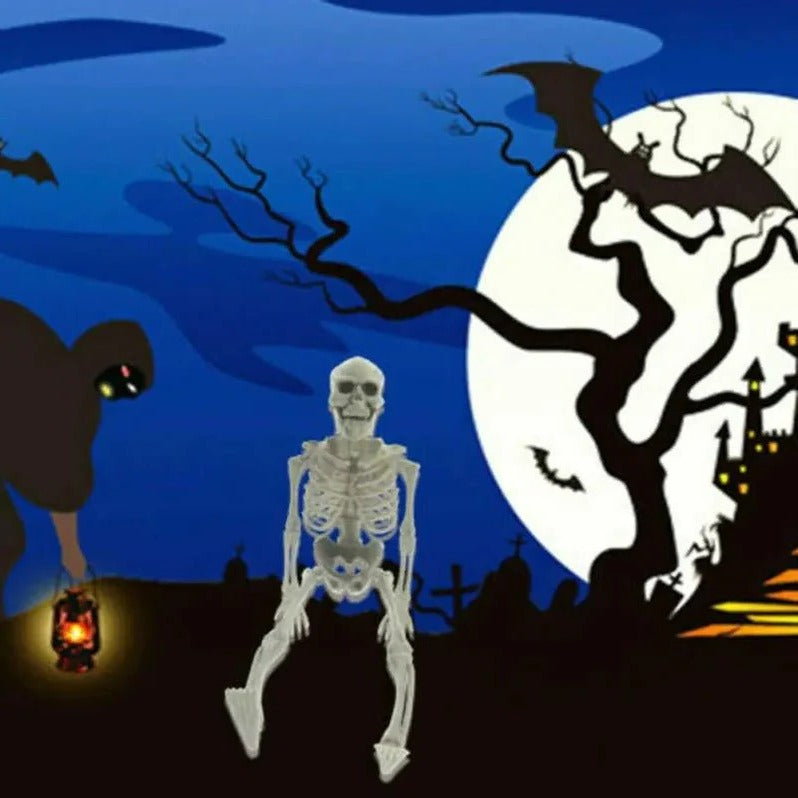Poseable Skeleton - Creepy Halloween Skeleton Decorations - product detail 2
