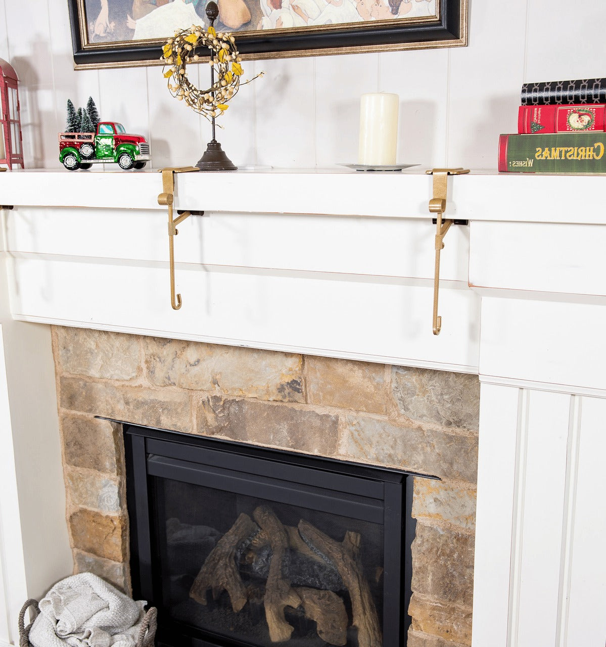 Garland Christmas Stocking Holders for Mantle - product detail 8