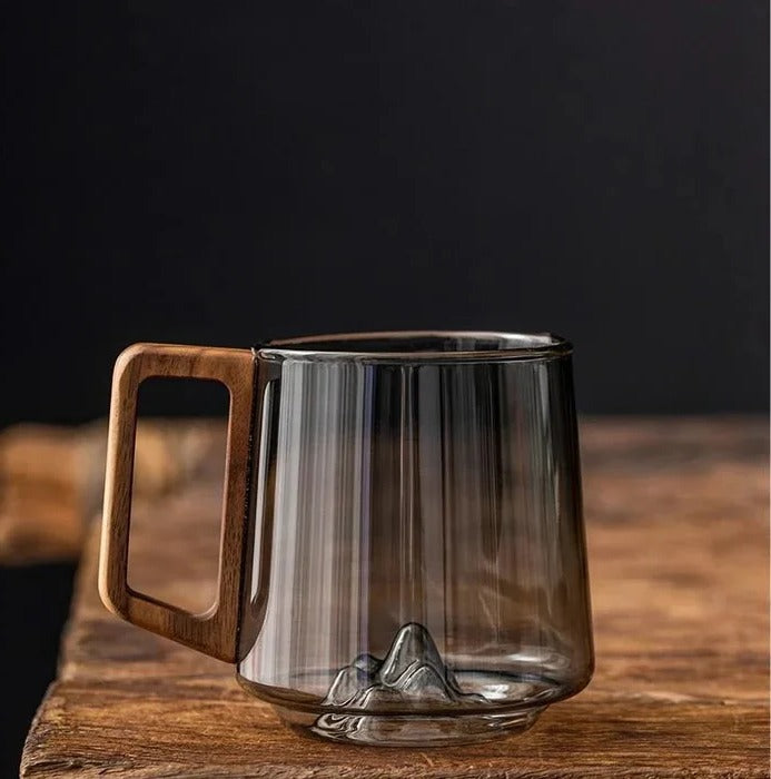 NOMOVA Elegant Glass Cup with Handle