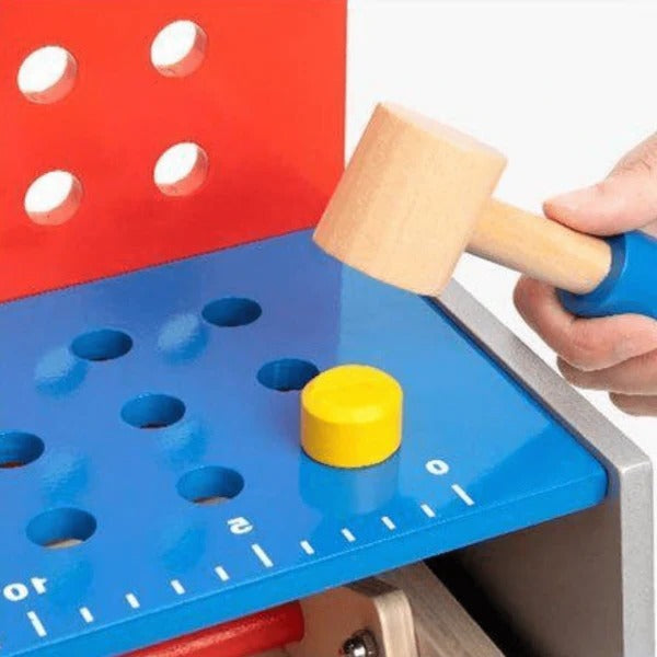 Exclusive Kids Pretend Play Realistic Work Tool Bench Toy - product detail 5
