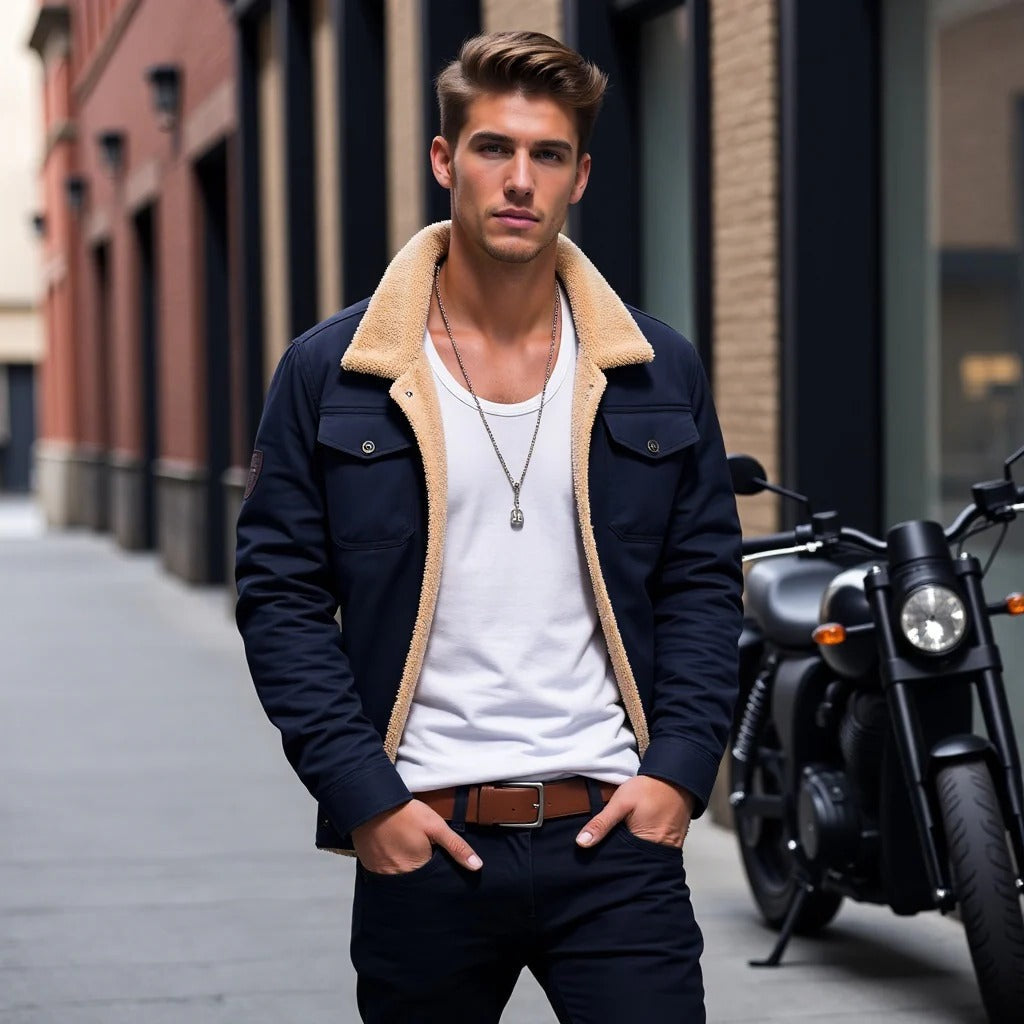 Vintage Bomber Jacket for Men - product image 14