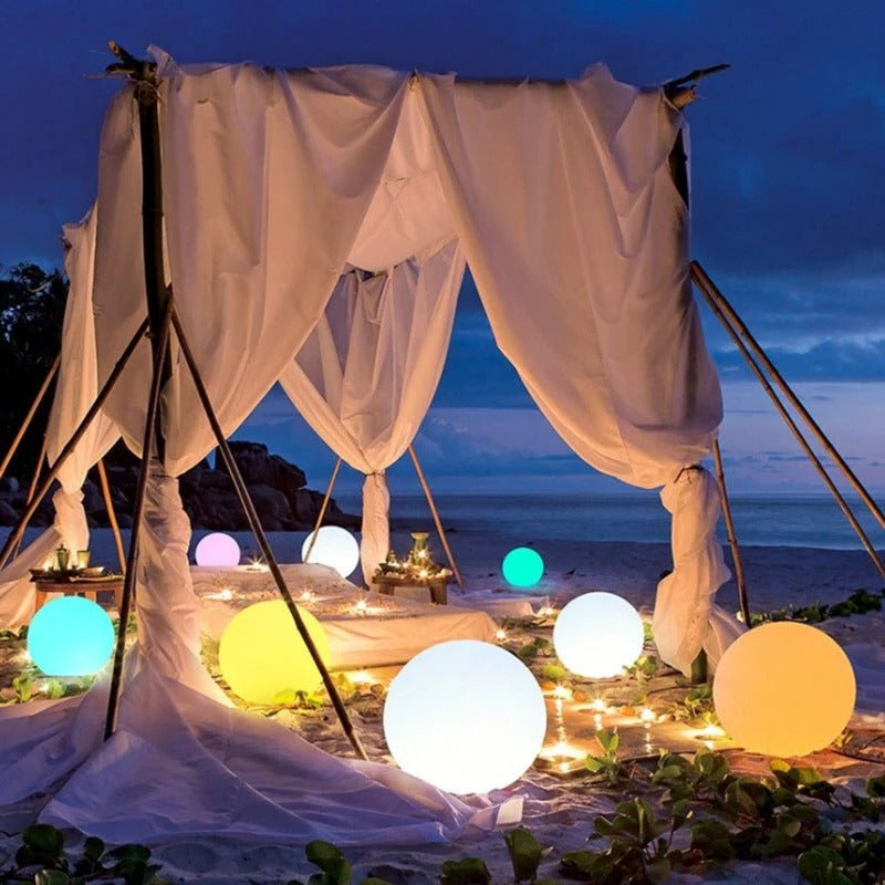 Outdoor Globe Light - Wireless, Weatherproof, 16 Colors LED Sphere light - product image 4