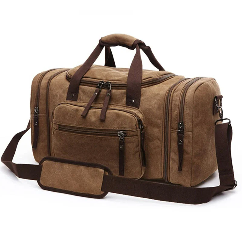 Large Capacity Canvas Travel Bag - product image 1