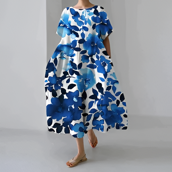 Casual and elegant dress with flora print - product image 11