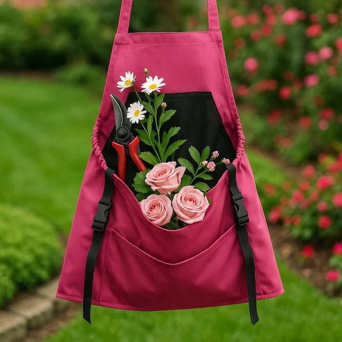 Durable Harvesting Apron With Drop-Release Pouch - product detail 5