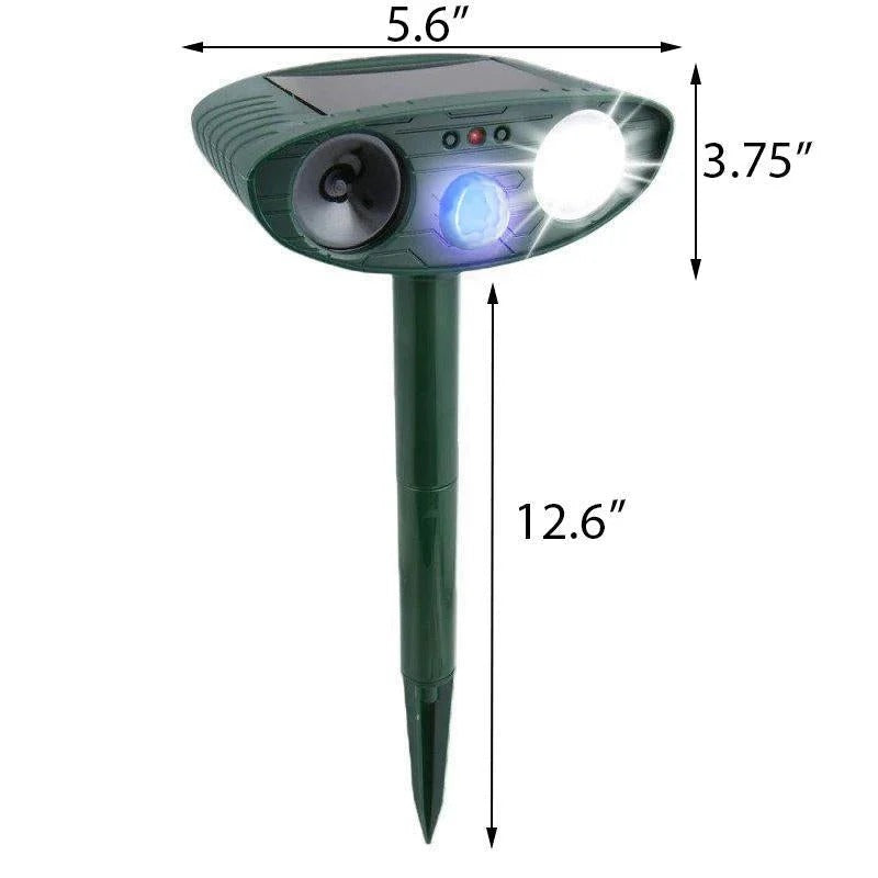 Solar-Powered Ultrasonic Animal Repellent - product detail 2