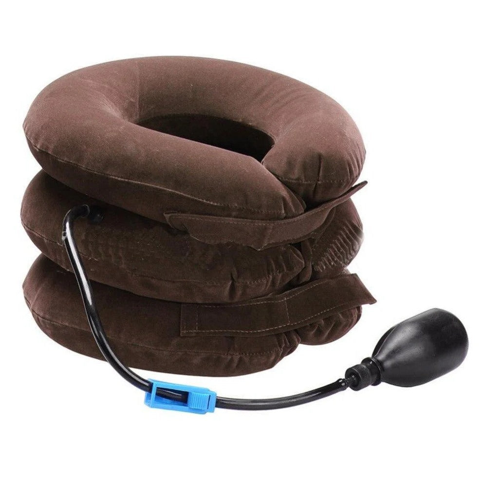 Three Layers Cervical Neck Traction Inflatable Pillow - product detail 7