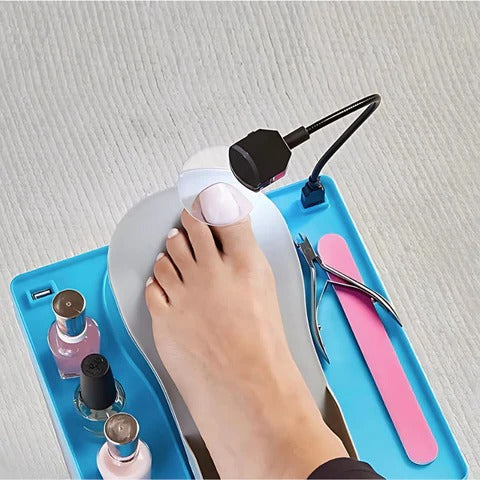 Adjustable Pedicure Rest with LED Magnifier - product detail 3