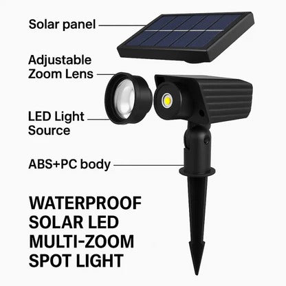 Solar LED Multi-Zoom Spot Light - product detail 9