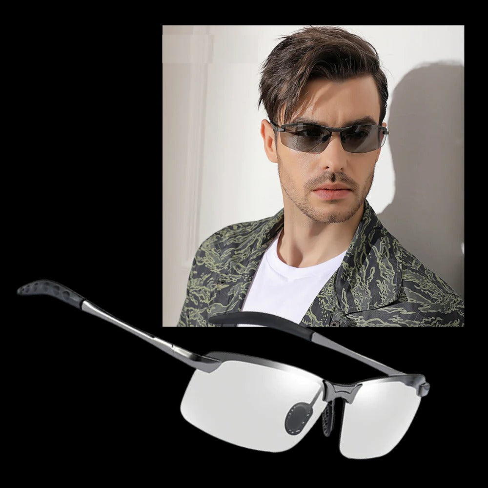 Photochromic UV Sunglasses For Men - product detail 3