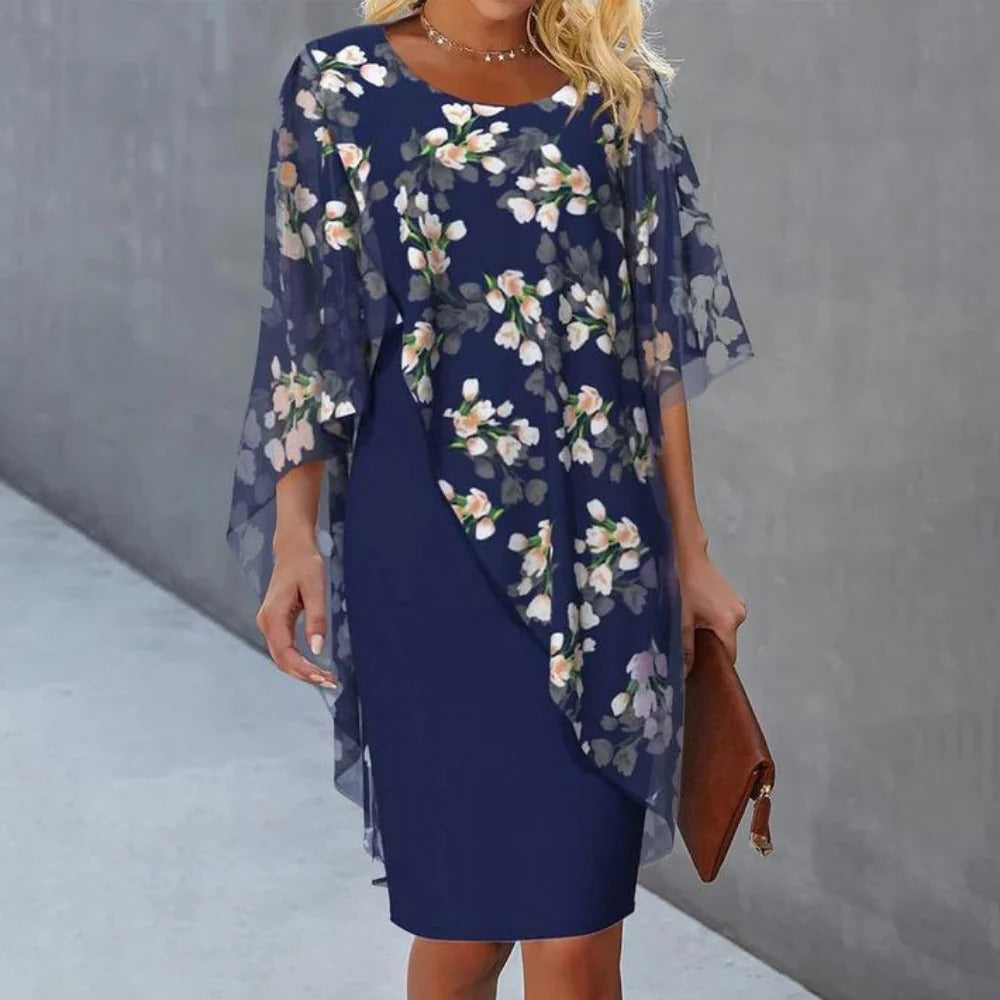 Elegant Floral Dress For Women - product detail 4