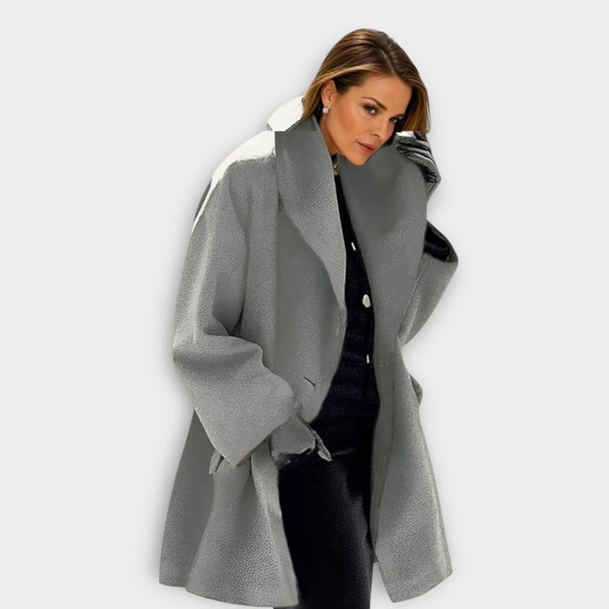 Luxurious Windproof Wool Coat For Women - product image 5