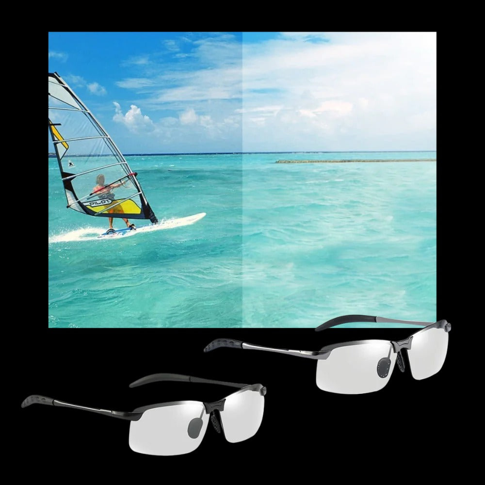 Photochromic UV Sunglasses For Men - product detail 6
