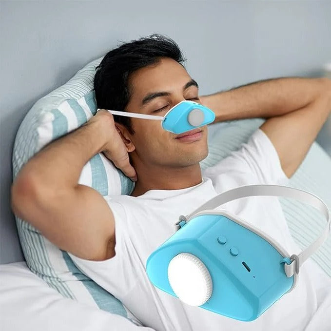NOMOVA Electric Atomized Micro-CPap - Portable Electric Anti Snoring Devices Smart Mask Anti Snoring Device