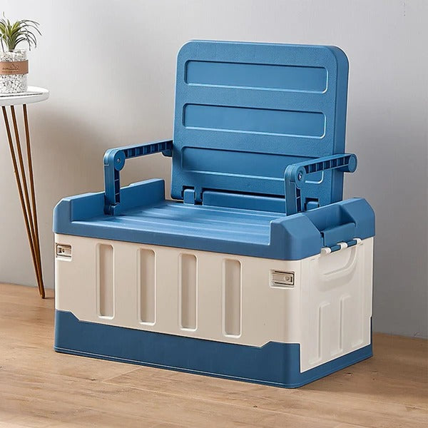 NOMOVA Spacious Indoor / Outdoor Collapsible Trunk Storage Bin Container With Seat