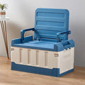 NOMOVA Spacious Indoor / Outdoor Collapsible Trunk Storage Bin Container With Seat