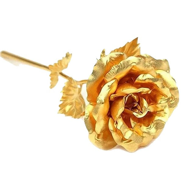 24K Gold Dipped Real Rose with Gift Box - product detail 4