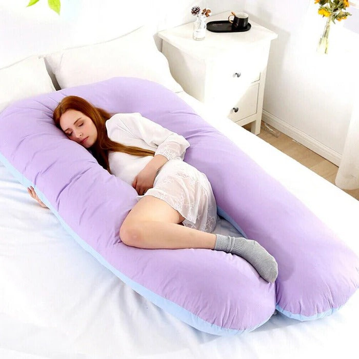 NOMOVA Sleeping Full Support Body Pillow - Ergonomic Design For Pregnancy, Shoulder & Back Pain