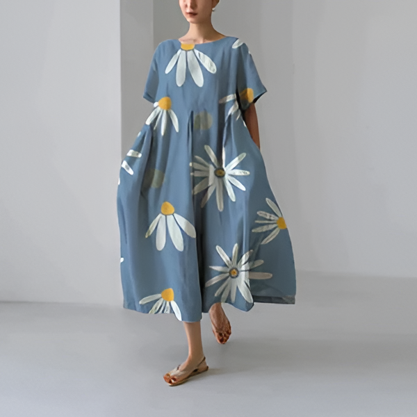 Casual and elegant dress with flora print - product image 10