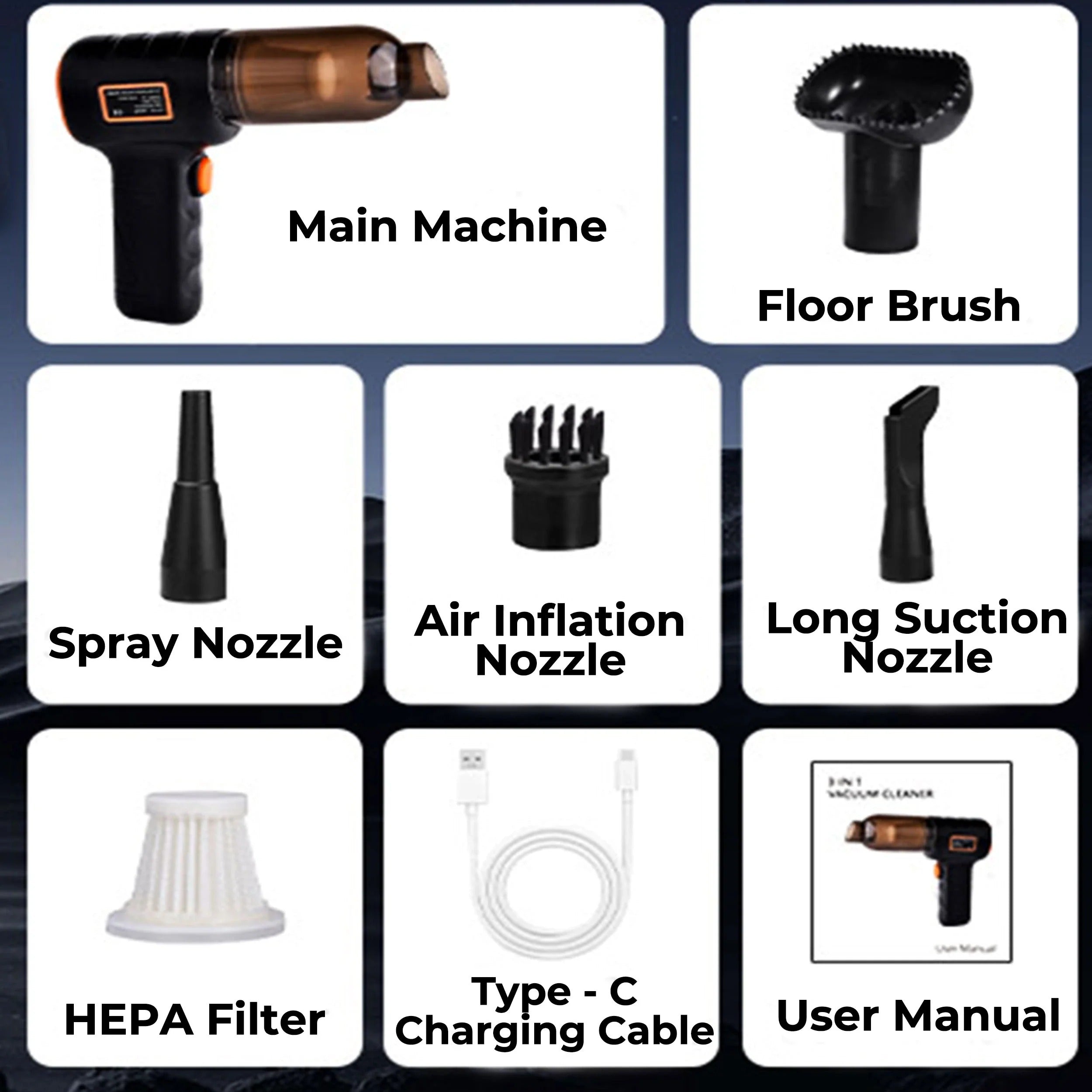 Cordless Car Vacuum Cleaner - product detail 8