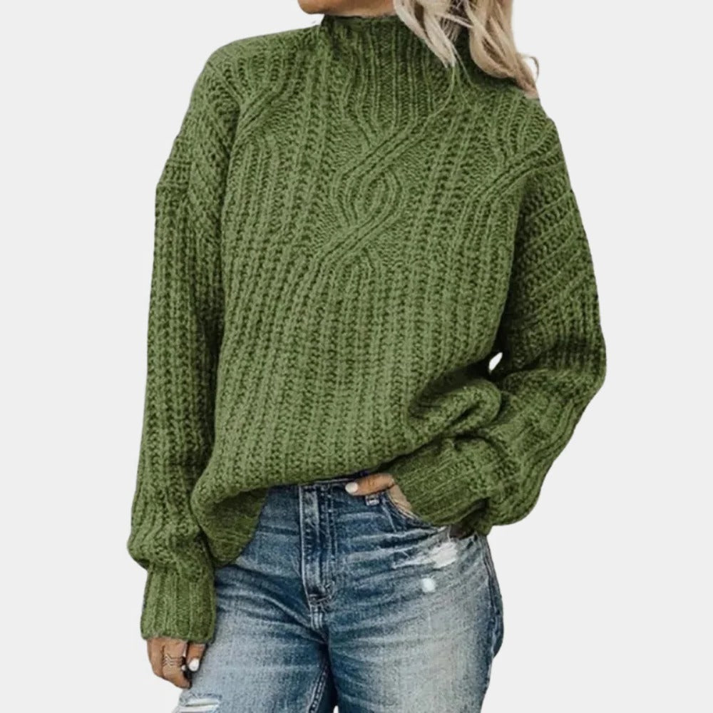 Soft Knitted Women's Sweater - product detail 4