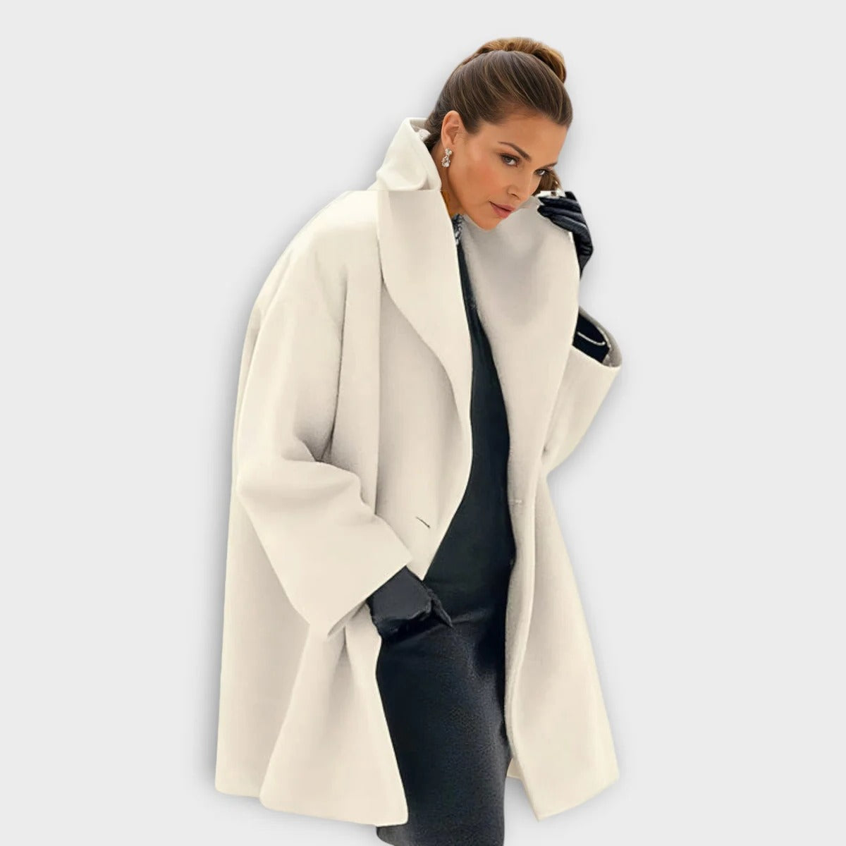 Luxurious Windproof Wool Coat For Women - product image 6