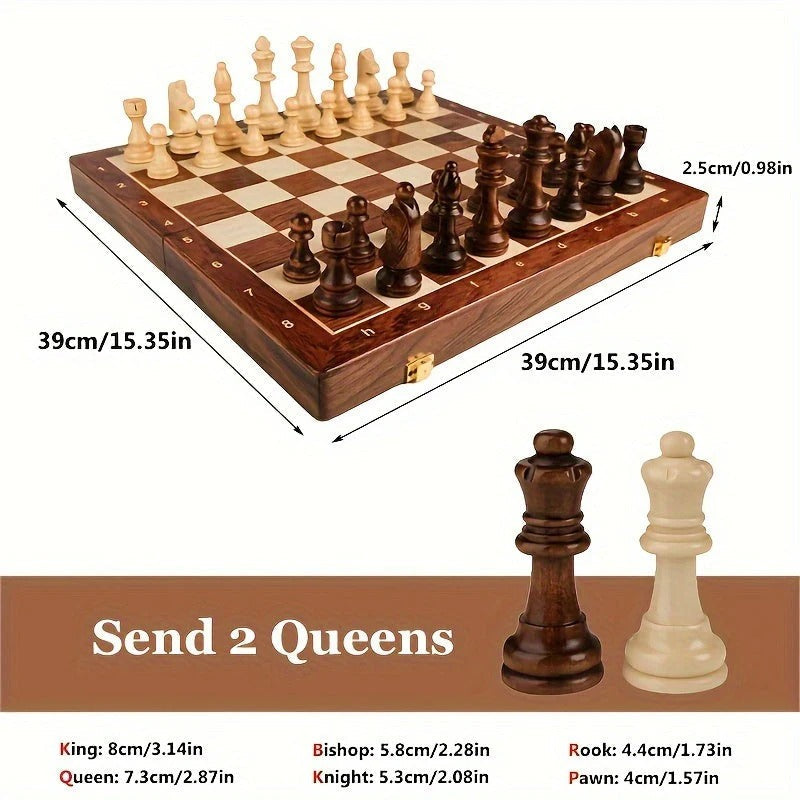 Wooden Chess Set - product detail 2