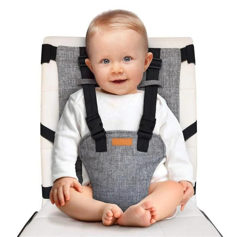 NOMOVA Compact Travel High Chair with Adjustable Harness