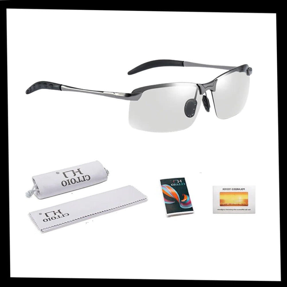 Photochromic UV Sunglasses For Men - product detail 9