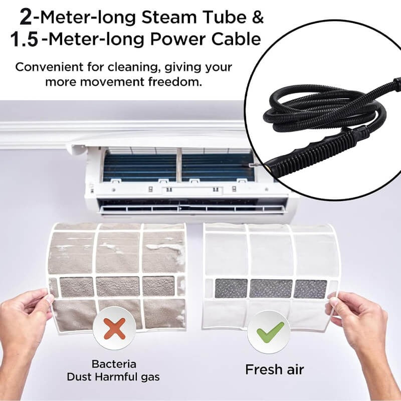 2500W High Pressure Steam Cleaner with Gloves - product detail 8