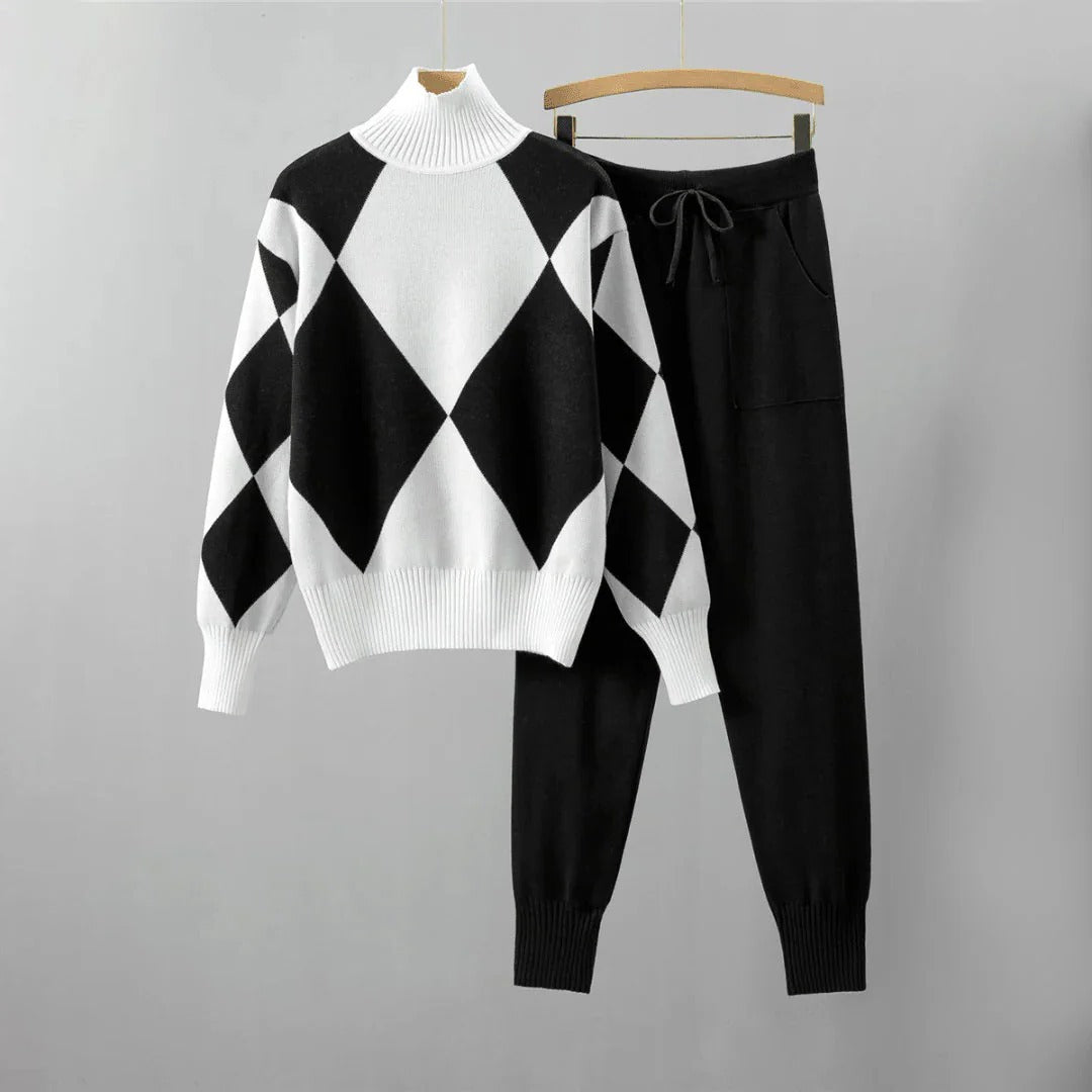 Warm Sweater and Pants Set - product detail 5