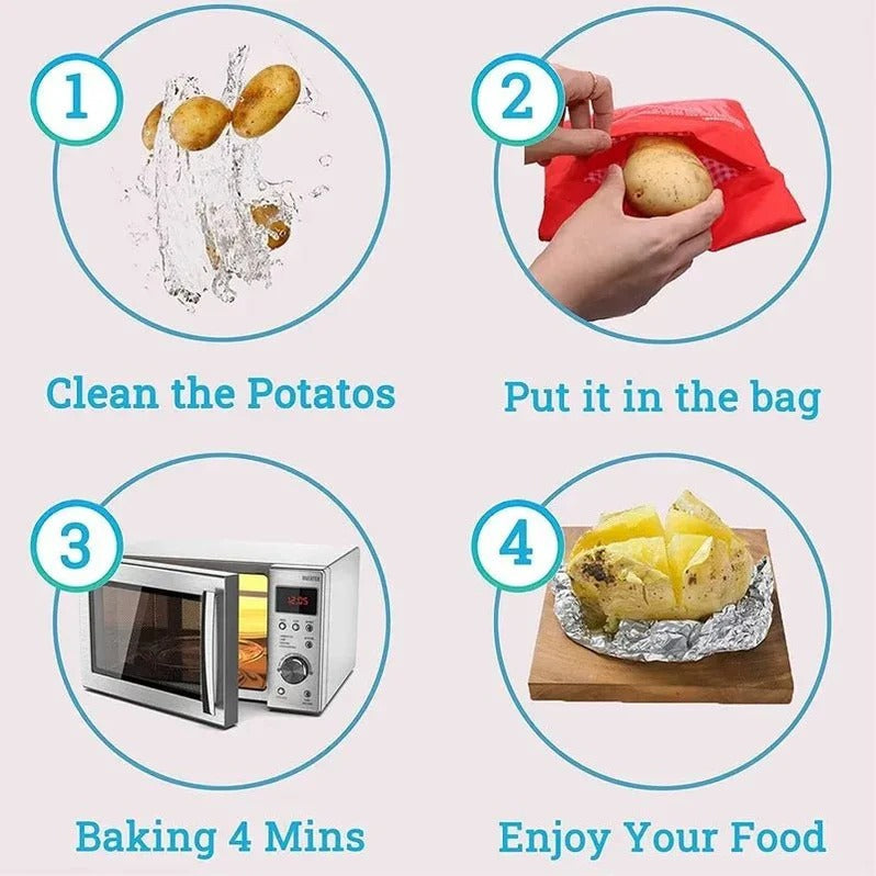Microwave Potato Bag - product detail 6