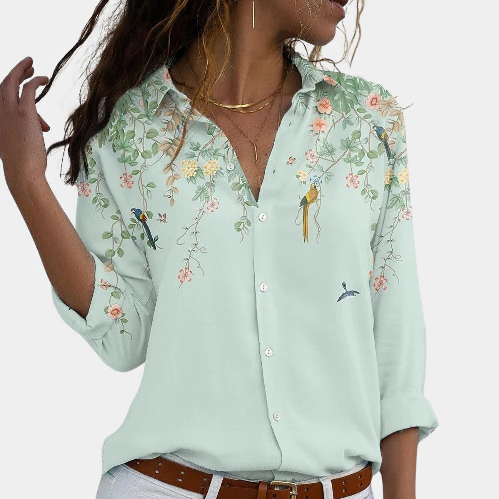 Floral Ladies Blouse - product detail 2