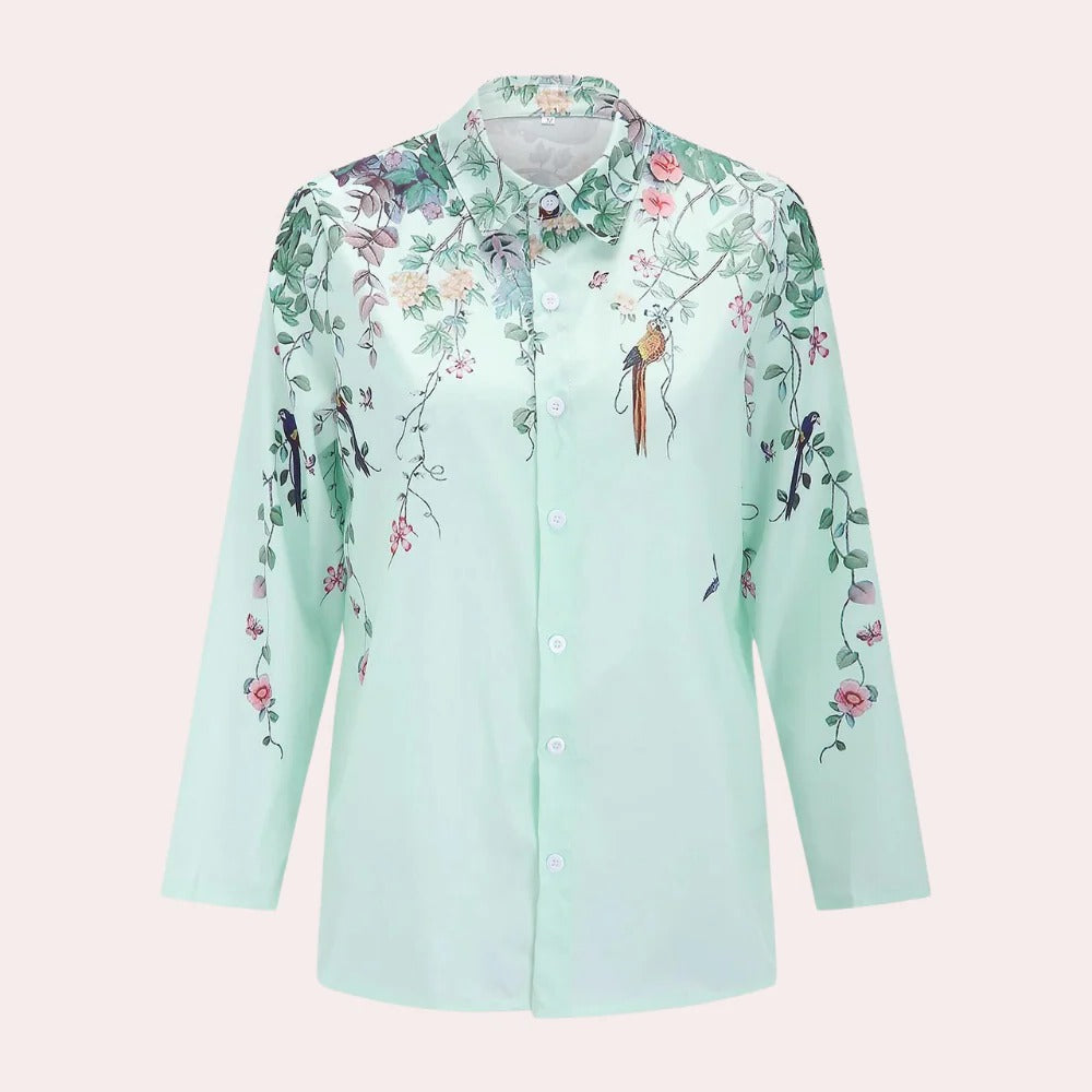 Floral Ladies Blouse - product detail 3