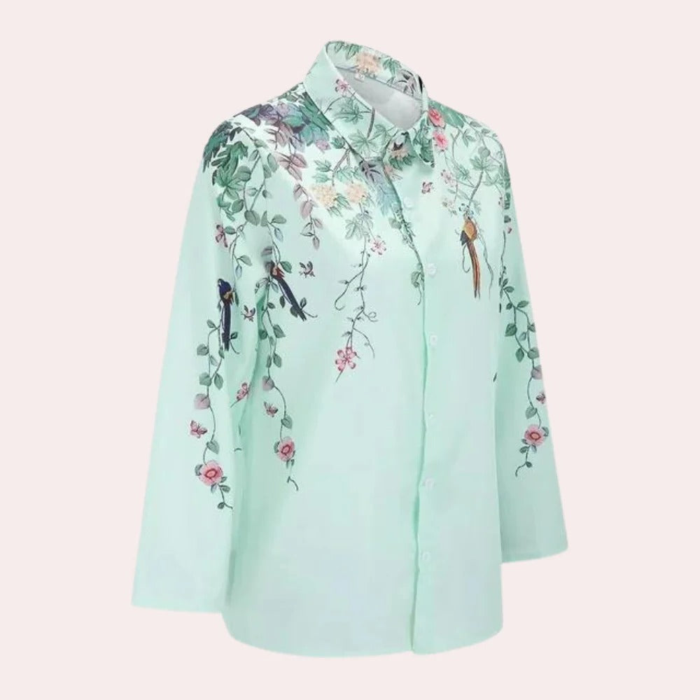 Floral Ladies Blouse - product detail 5