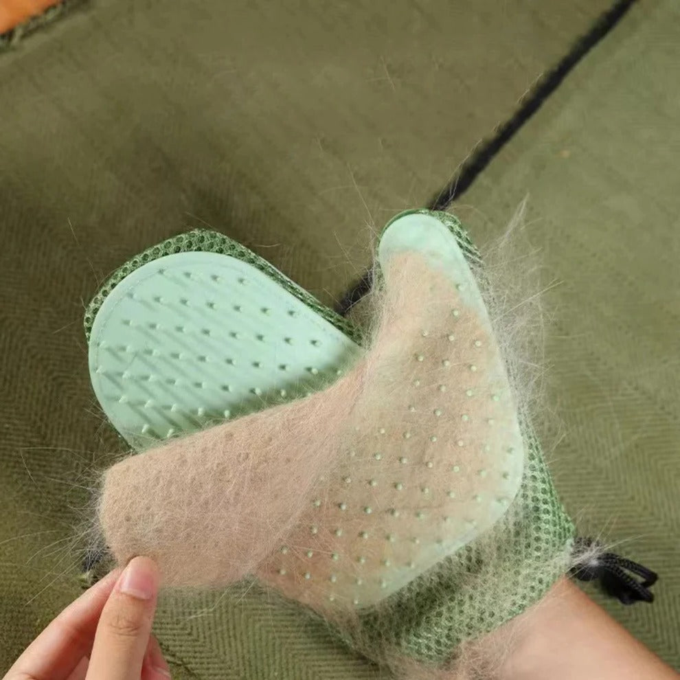 2in1 cat glove for grooming - product detail 7